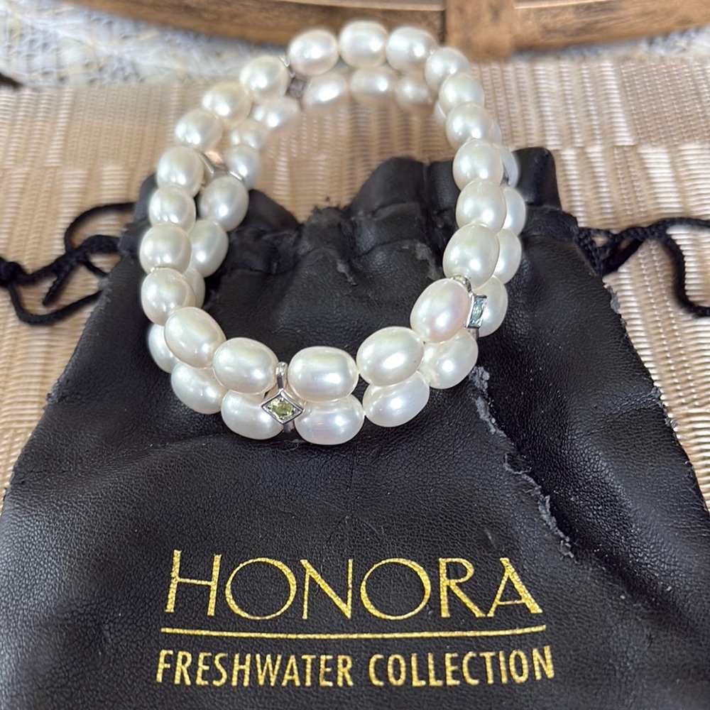 Honora White Freshwater Pearl Bracelet Timeless Elegance